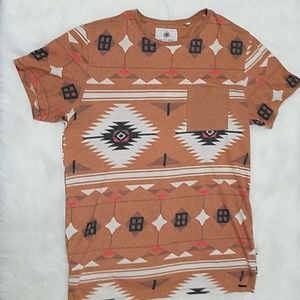 On The Byas men's native design t-shirt